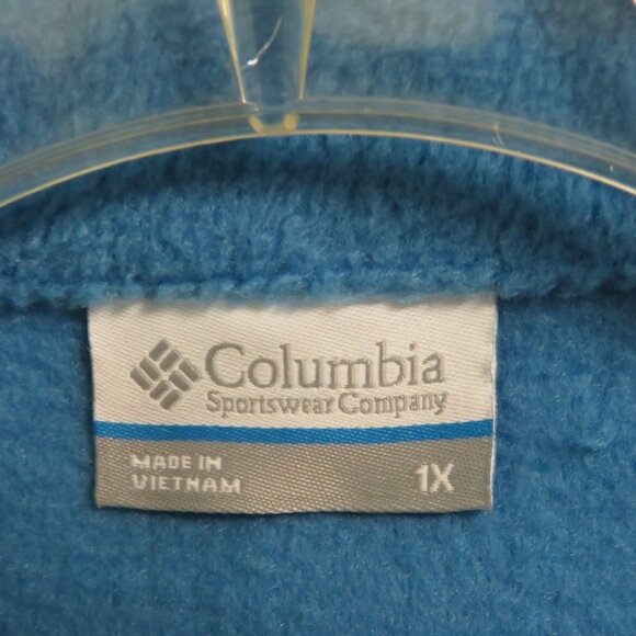 Columbia Teal Vest - SZ 1X - Picture 3 of 4